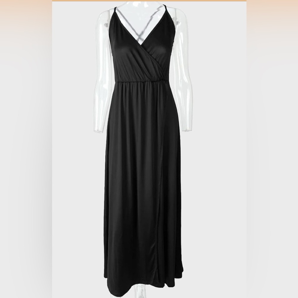 Elegant Black Maxi Dress